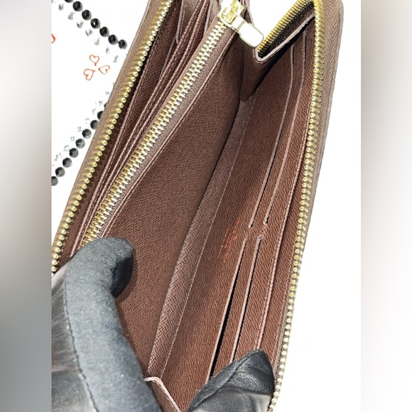 🌸Damier Ebene Zippy Zip Around Long Wallet - Picture 12 of 16